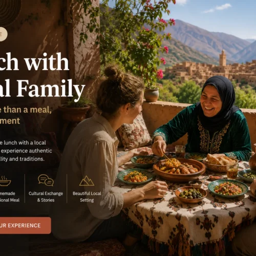 Lunch with local family